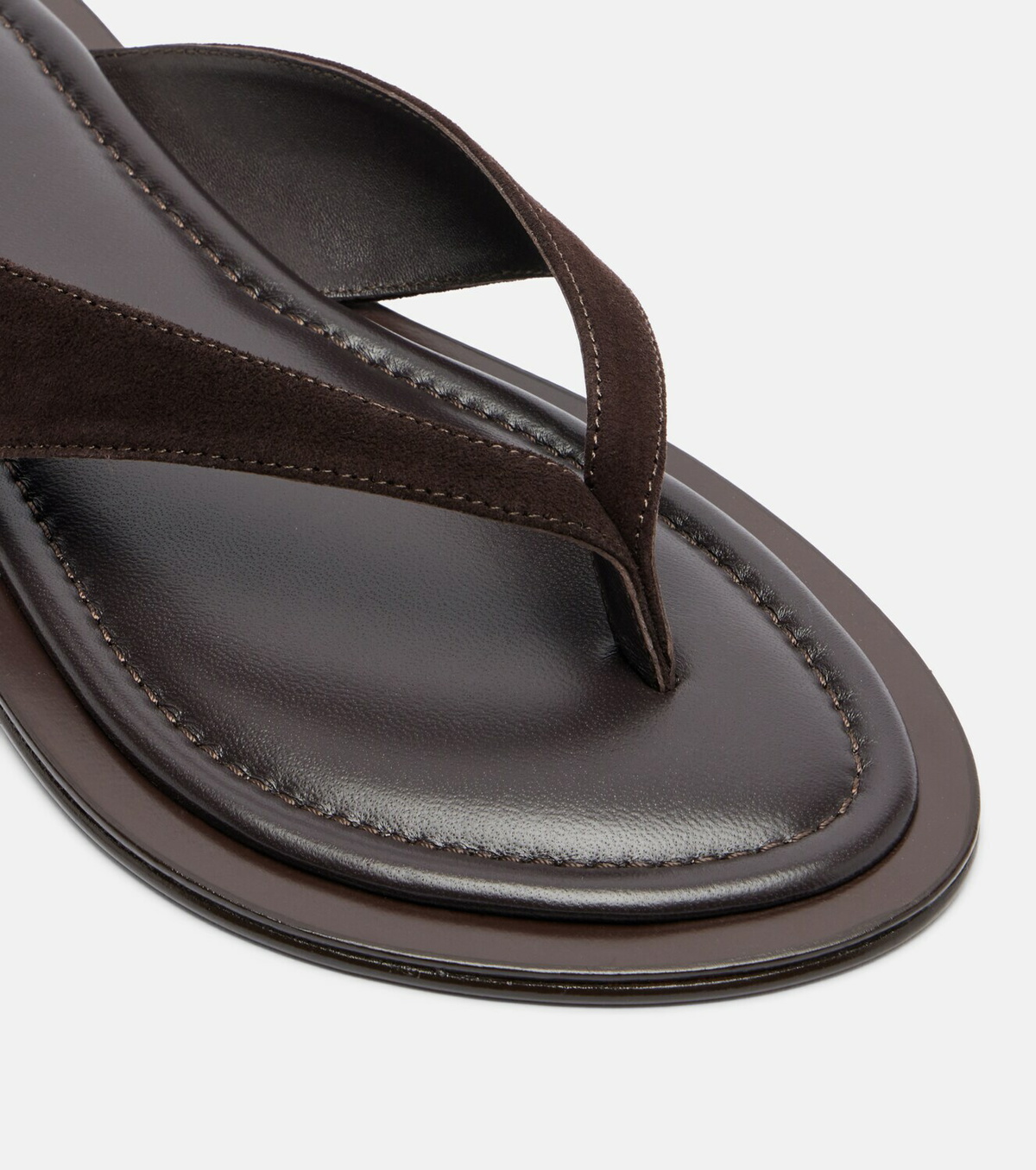 A.Emery Viola suede thong sandals
