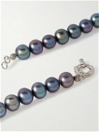 POLITE WORLDWIDE® - Night Sterling Silver Pearl Necklace