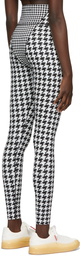 adidas x IVY PARK Black & White Houndstooth Tight Leggings