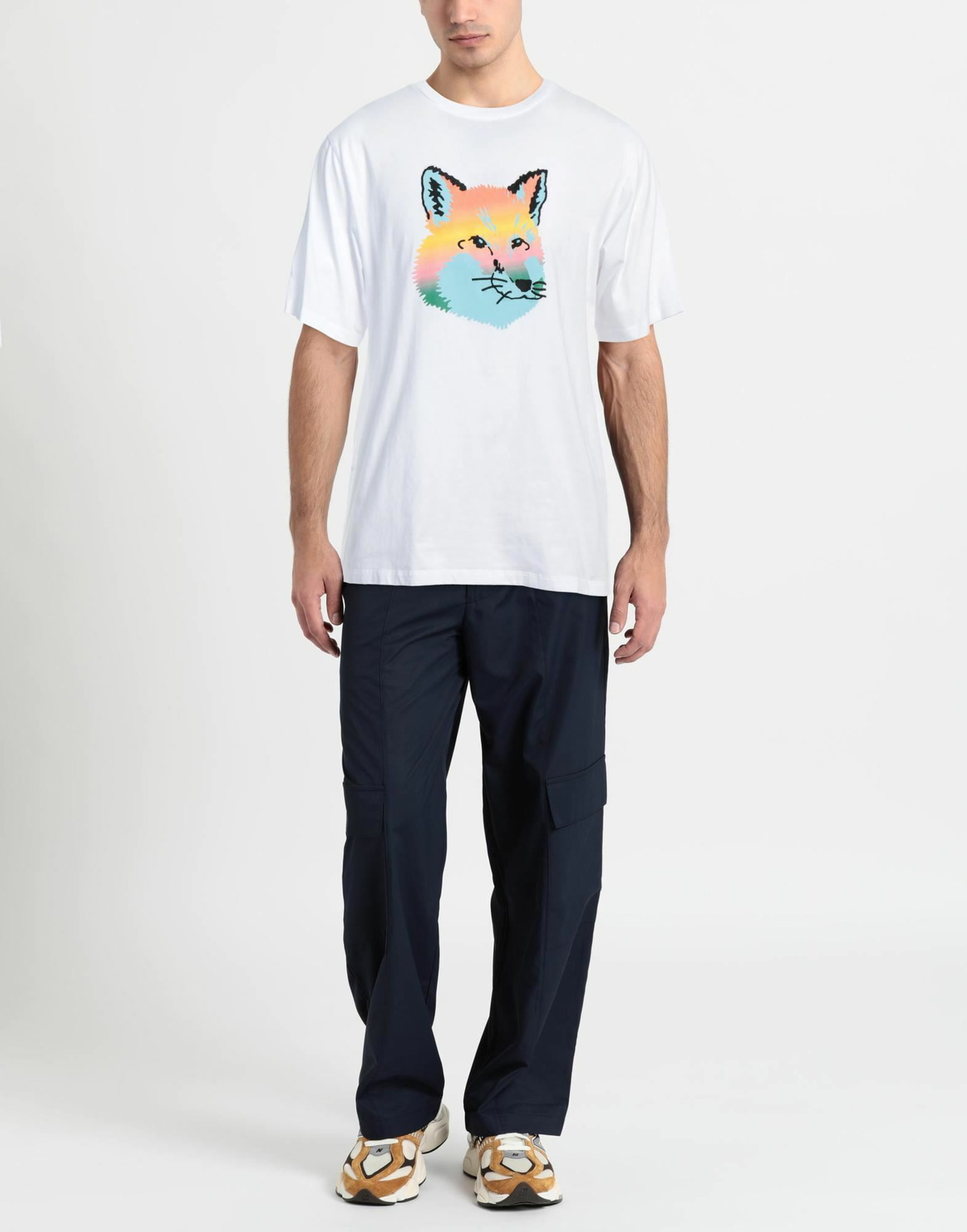 Maison Kitsuné Mens T-shirt in White