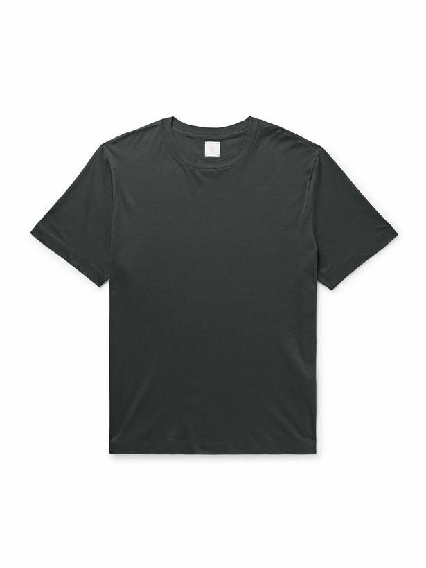 Photo: Eleventy - Cotton and Modal-Blend Jersey T-Shirt - Gray