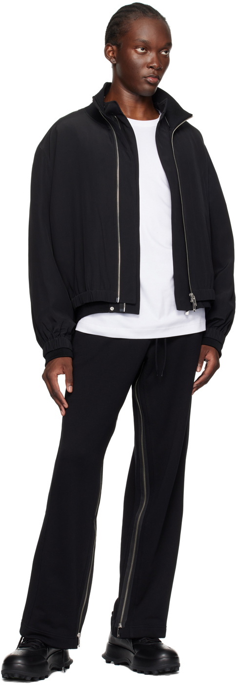 Helmut Lang Black Gusset Sweatpants