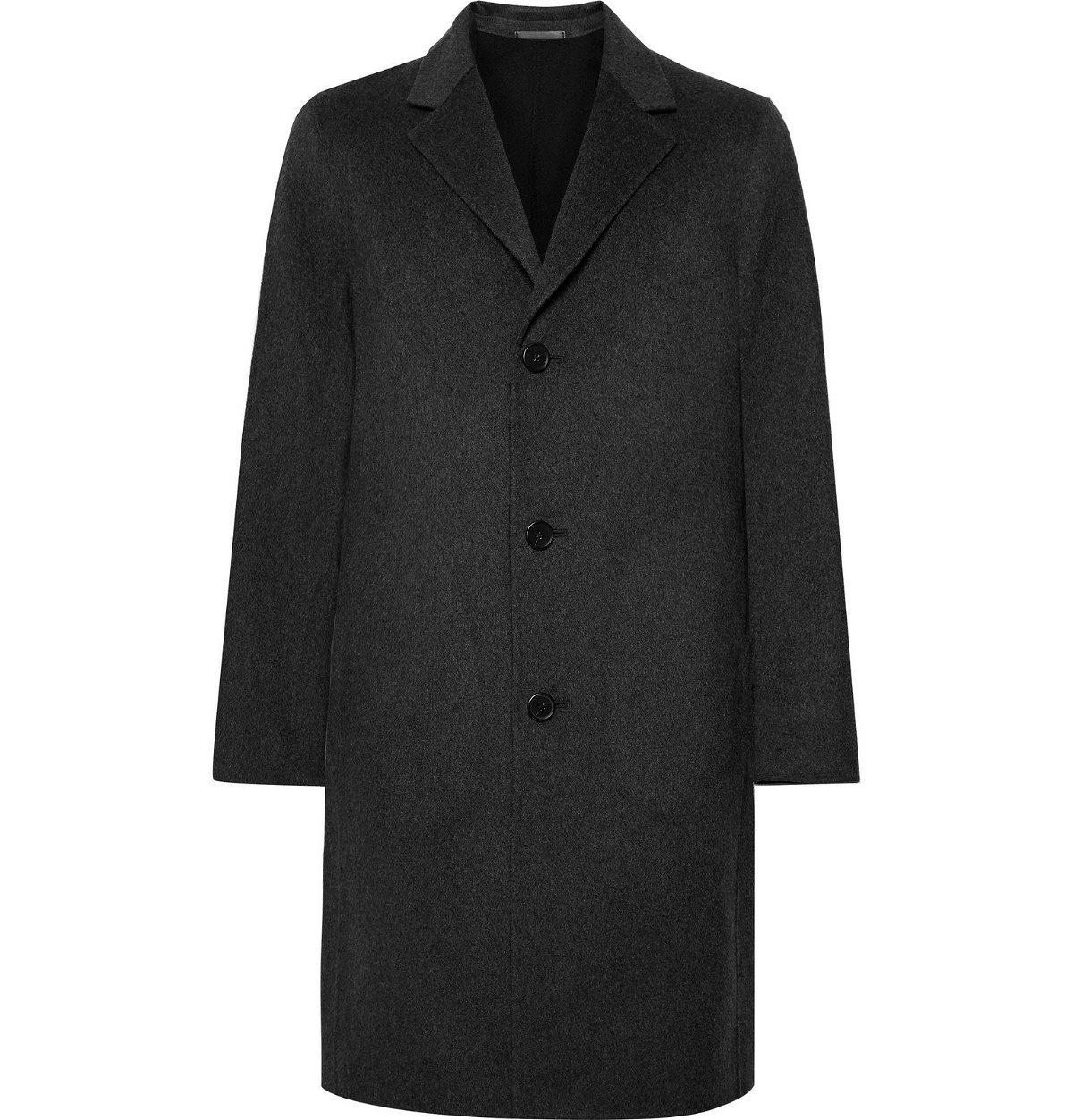 Theory - Double-Faced Cashmere Overcoat - Gray Theory