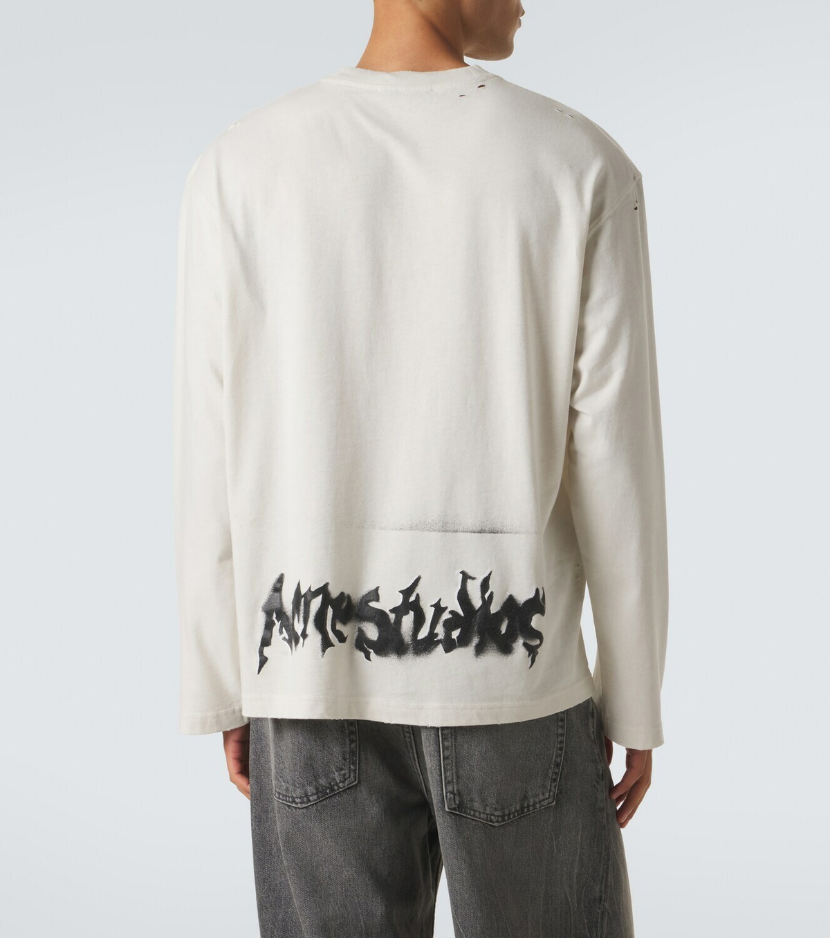 Acne Studios Logo cotton-blend jersey T-shirt