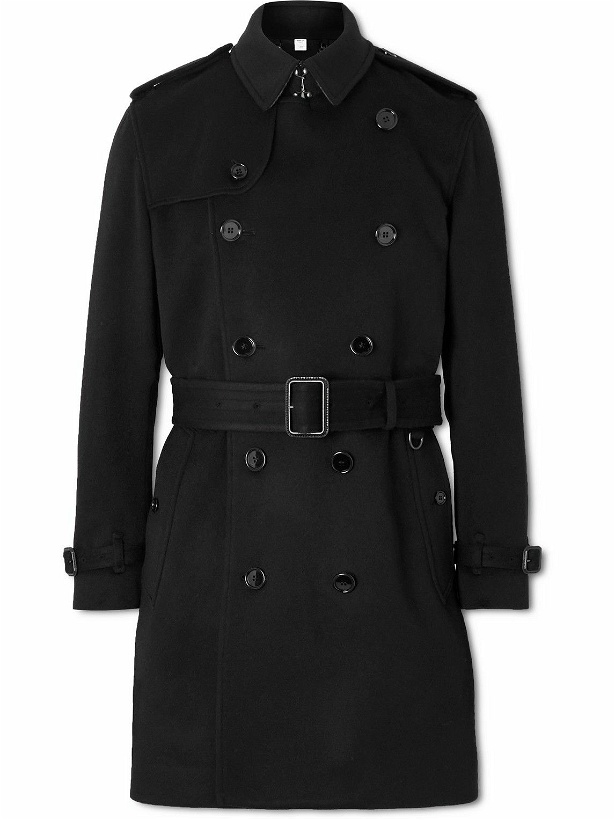 Photo: Burberry - Kensington Double-Breasted Cashmere Coat - Black