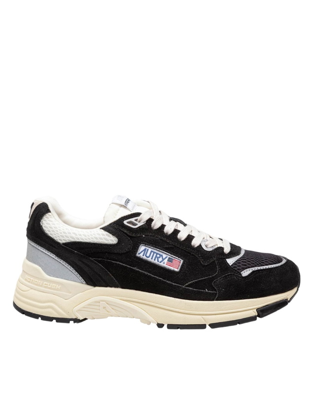 Photo: Autry Sneakers Hyperway Suede And Mesh Sneakers Black Color