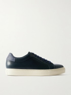 Paul Smith - Basso Suede-Trimmed Leather Sneakers - Blue