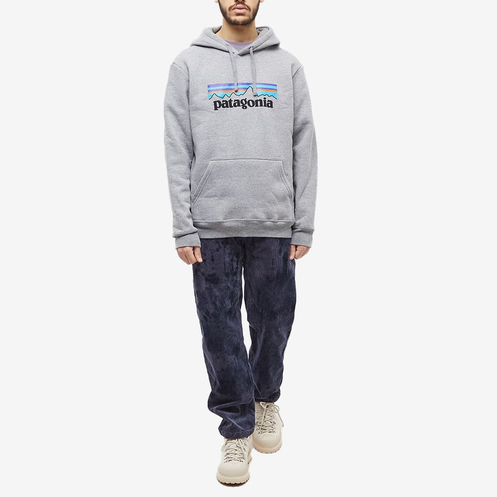 Patagonia Men's P-6 Logo Uprisal Hoodie in Gravel Heather