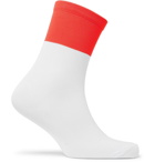Pas Normal Studios - Logo-Jacquard Cycling Socks - White