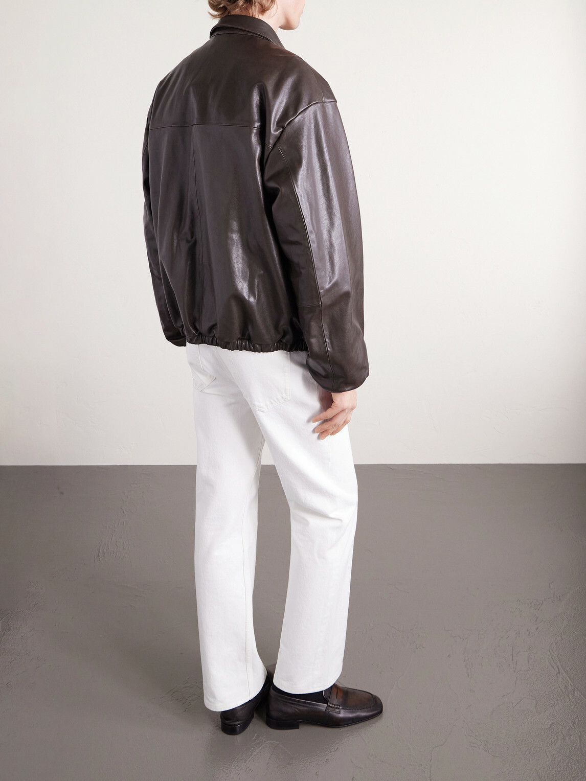 ssstein - Leather Jacket - Brown
