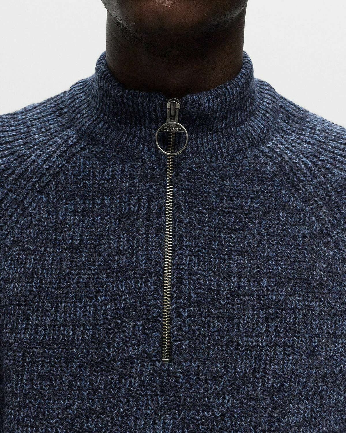 Barbour Horseford Half Zip Jumper Blue Pullovers/Zippers & Cardigans
