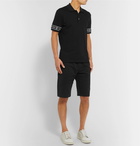 Dolce & Gabbana - Loopback Cotton-Jersey Shorts - Black