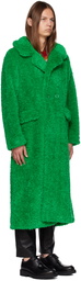 Anna Sui SSENSE Exclusive Green Coat