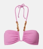 ViX Paula Hermanny Kiana Carol beaded bikini top