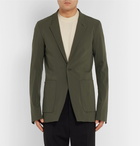 Rick Owens - Dark-Green Slim-Fit Stretch Wool-Blend Blazer - Men - Green