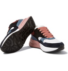 Alexander McQueen - Exaggerated-Sole Suede and Mesh Sneakers - Men - Multi