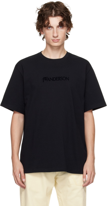 Photo: JW Anderson Black Logo Embroidery T-shirt