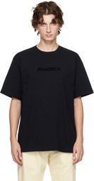 JW Anderson Black Logo Embroidery T-shirt