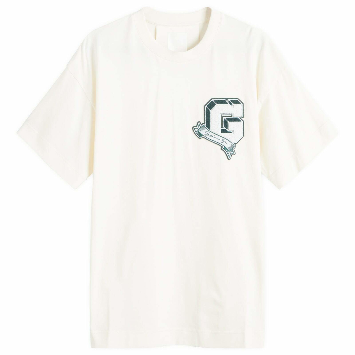 ◆SALE◆【GIVENCHY】G バーシティ ロゴ Tシャツ Givenchy Men's G Varsity Logo T-Shirt in Powder Givenchy