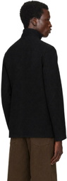 LE17SEPTEMBRE Black Boxy Half Coat