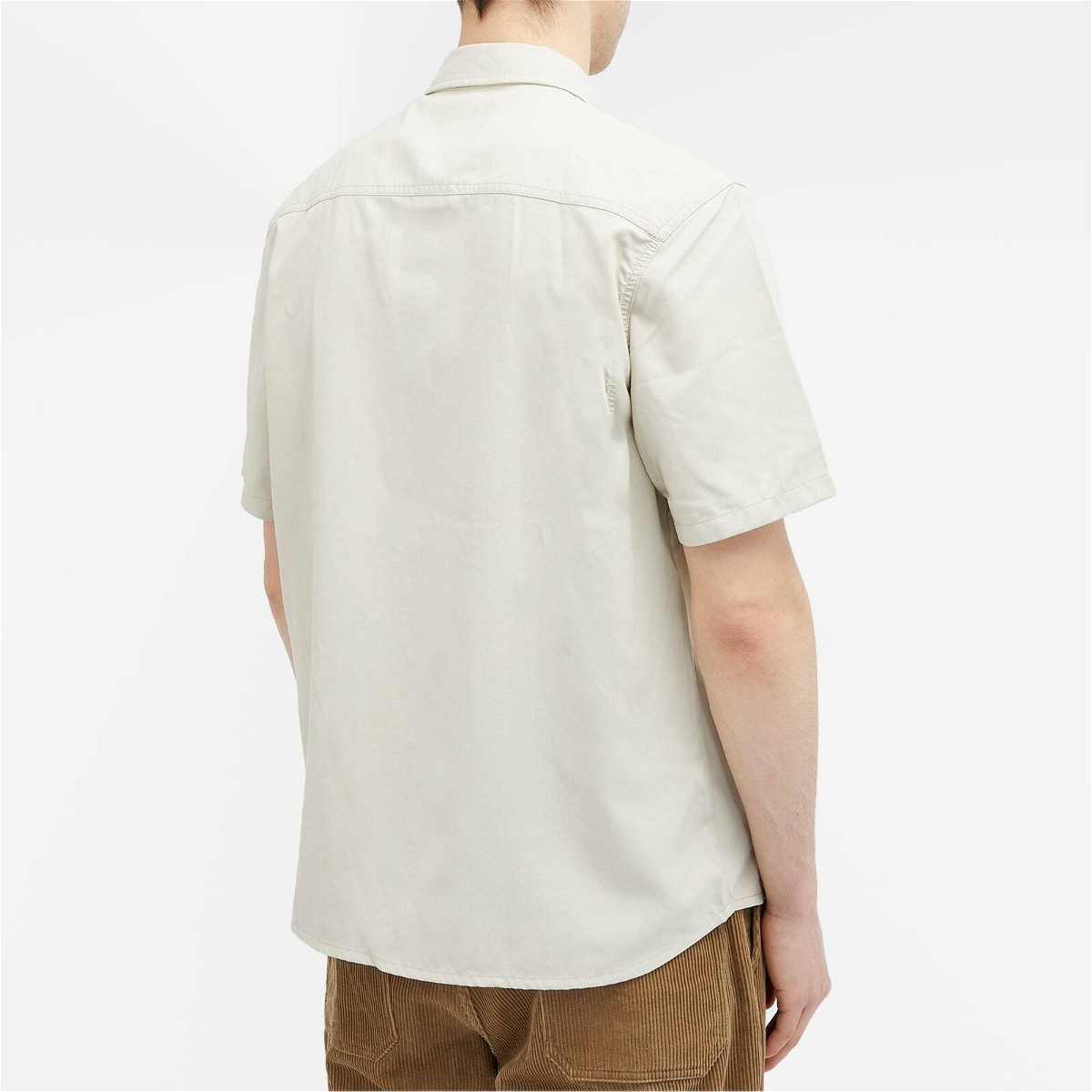 Barbour Men's Lisle Safari Short Sleeve Shirt in Mist Barbour