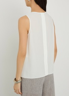 Emporio Armani Crepe top White