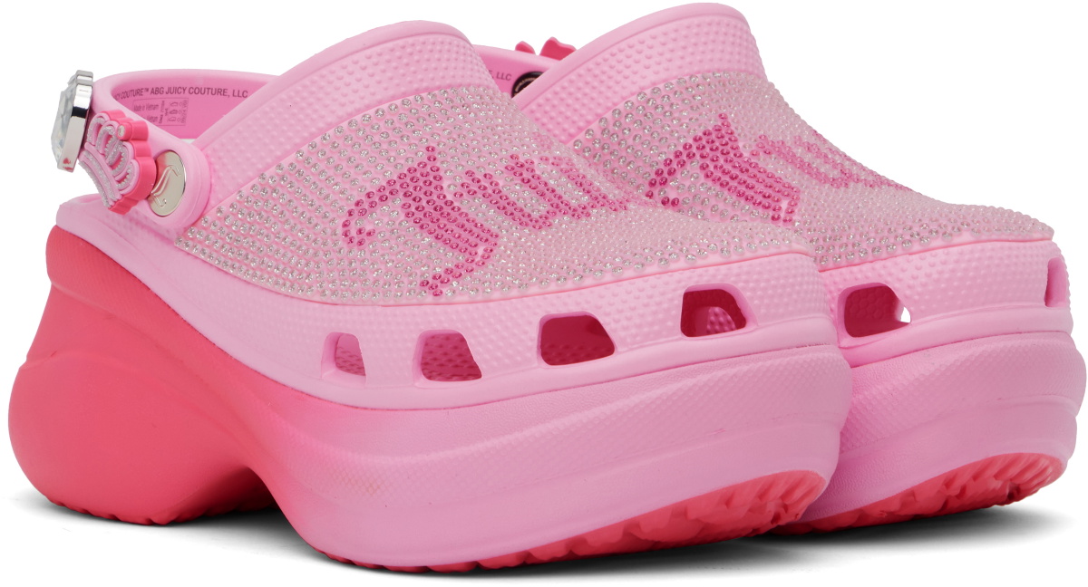 Crocs Pink Juicy Couture Edition Bae Clogs