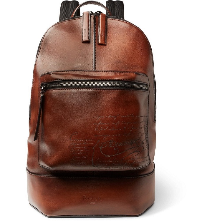 Photo: Berluti - Volume Small Leather Backpack - Men - Tan