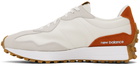 New Balance Off-White & Beige 327 Sneakers