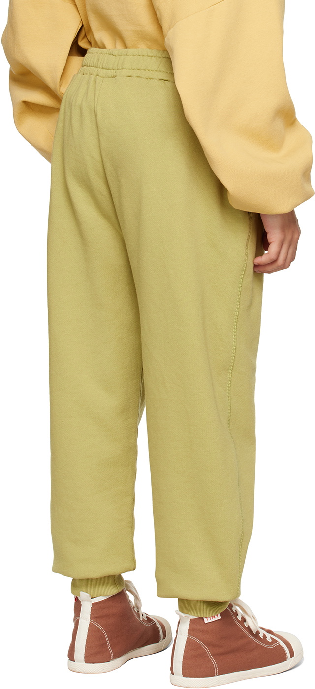 Repose AMS Kids Green Embroidered Lounge Pants