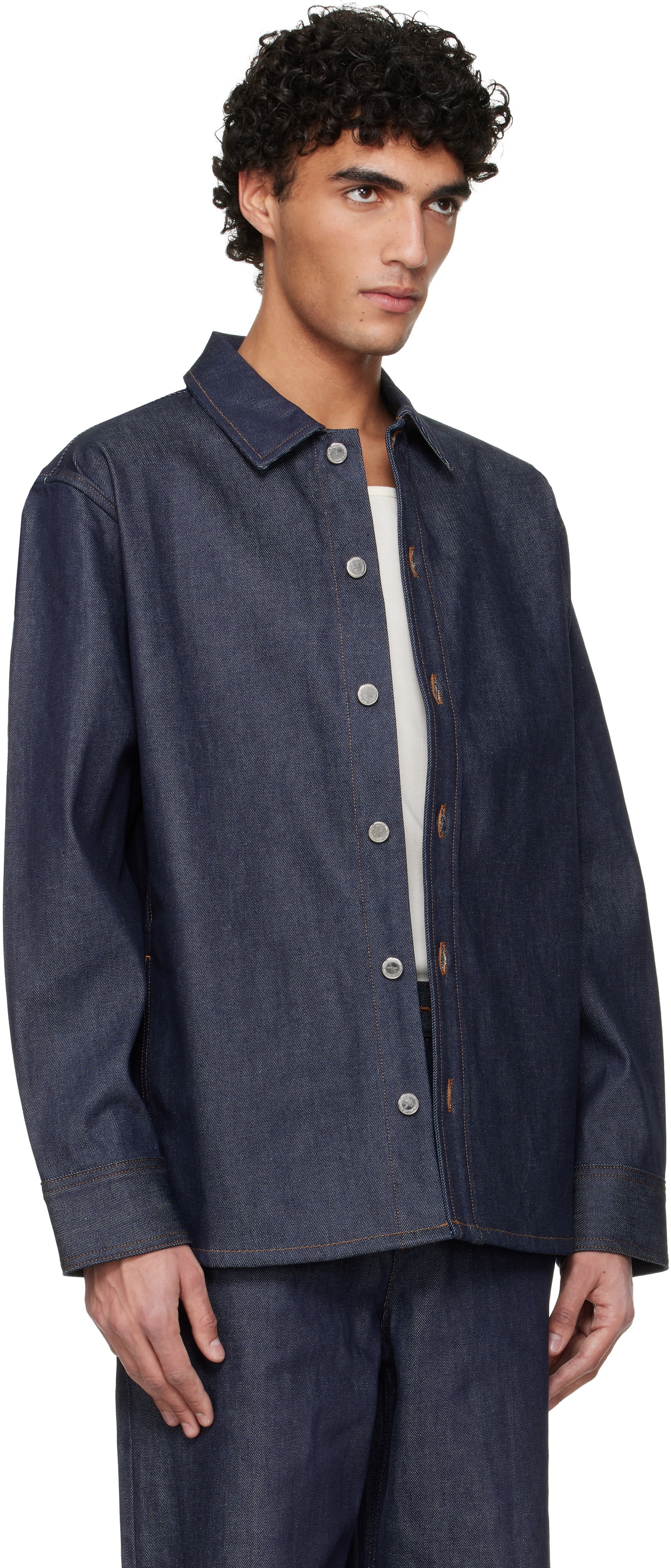 A.P.C. Navy Japanese Denim Jacket