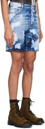 Dsquared2 Blue Marine Denim Shorts