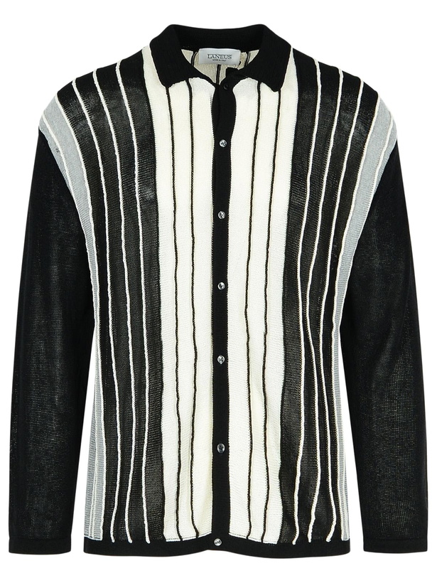 Photo: Laneus Black Viscose Blend Sweater