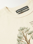 Reese Cooper® - Juliet Johnstone Printed Cotton-Jersey T-Shirt - Neutrals