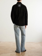 Enfants Riches Déprimés - Académie Embellished Suede Jacket - Black
