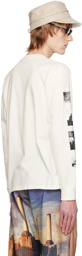 UNDERCOVER Off-White Printed Long Sleeve T-Shirt