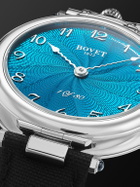Bovet - Monsieur BOVET Limited Edition Hand-Wound 43mm Titanium and Canvas Watch, Ref. No. AI43032