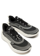 Athletic Propulsion Labs Veil Knitted Sneakers Black And White