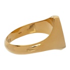 Ernest W. Baker Gold EWB Signet Ring