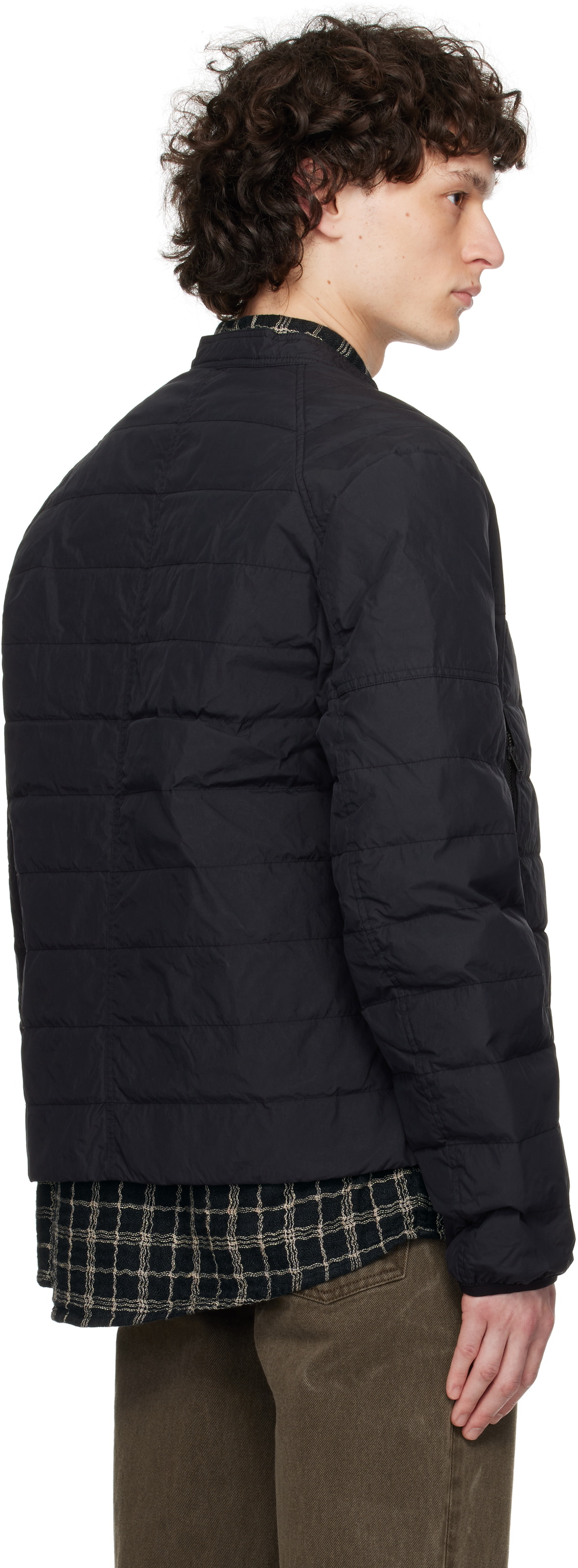 Acne Studios Black Garment-Dyed Down Jacket
