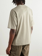 Goldwin - Logo-Embroidered Cotton-Jersey T-Shirt - Neutrals