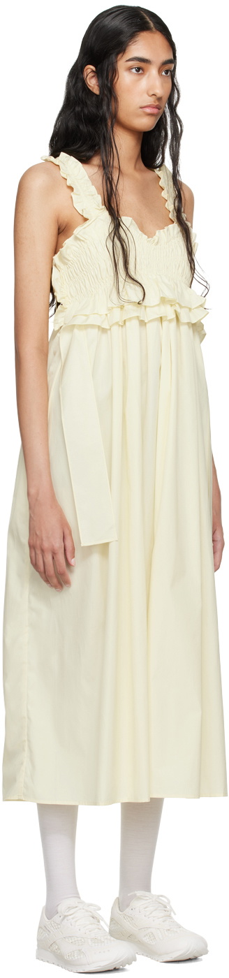 Cecilie Bahnsen Yellow Giovanna Midi Dress