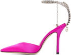 Jimmy Choo Pink Saeda 100 Heels