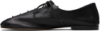 HEREU Black Plegada Supple Shiny Derbys