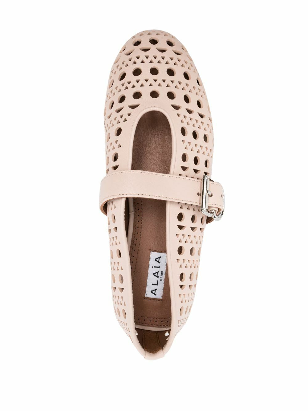 ALAÏA - Leather Ballet Flats