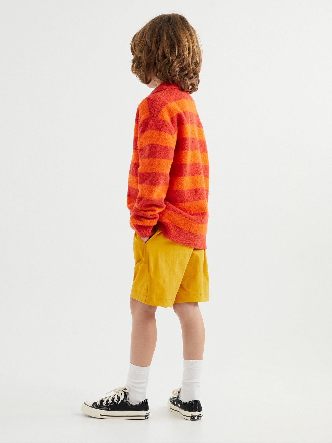 ARKET Kids - Ralph Stretch Recycled Twill Chino Shorts - Yellow