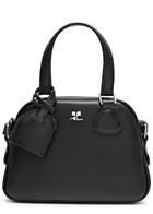 Courrèges AC Stud Mini Leather top Handle bag - Black - One Size