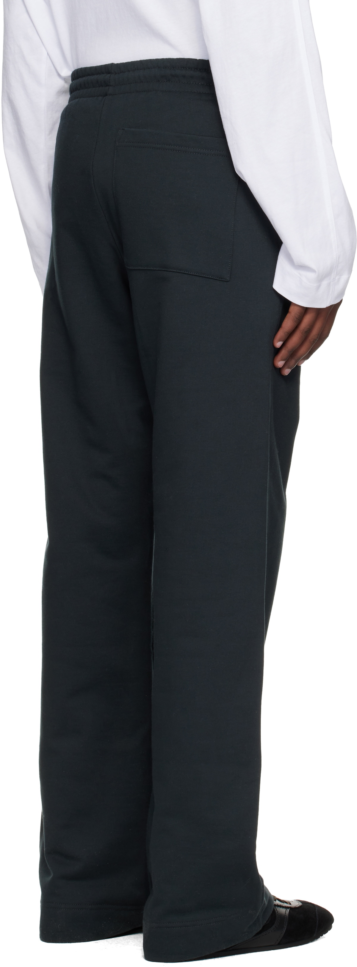 Dries Van Noten Black Drawstring Sweatpants
