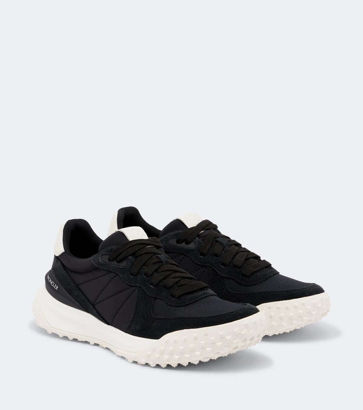Moncler Moncler CityTrek suede-trimmed sneakers