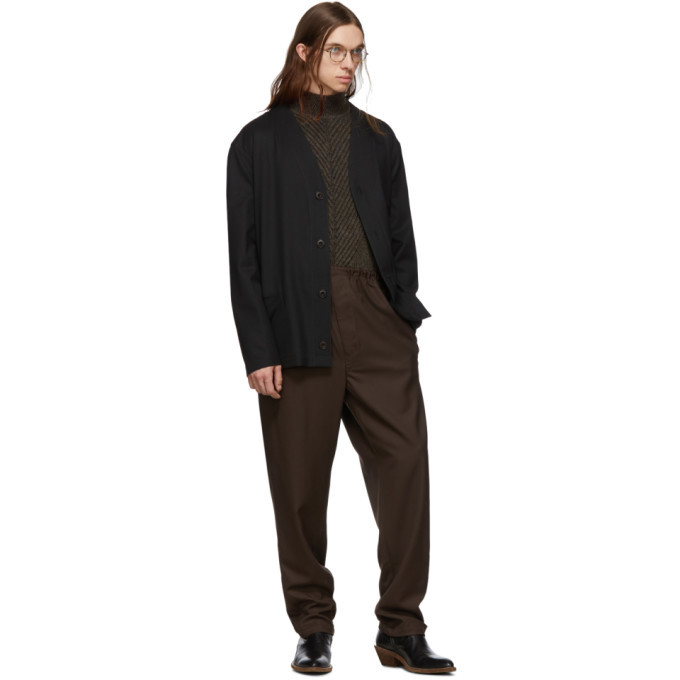 Lemaire Black V-neck Jacket